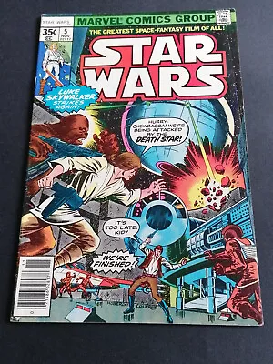 Buy Star Wars #5 - Marvel Comics - November 1977 - 1st Print - Based On The Film • 34.82£