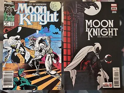 Buy Moon Knight #200 (Marvel, December 2018) Moon Knight Vol.2 #2 (Marvel July 1986) • 7.81£