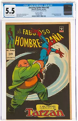 Buy Amazing Spider-Man 60 CGC 5.5 Argentinian El Fabuloso Hombre-Araña 209 Kingpin • 203.87£