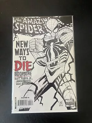 Buy Amazing Spider-Man #568 -Romita B&W Sketch Cover-1st Print-Bag/Board • 20.86£