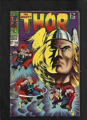 Buy Mighty Thor #158 Vg  Marvel 1968 • 17.78£