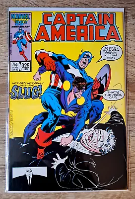 Buy Captain America #325 (1986) Copper Age-Marvel Comics Listing #234 To #379 VF+ • 2.85£