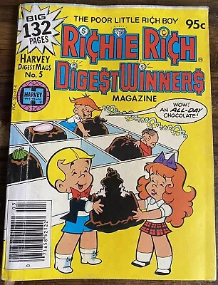 Buy Richie Rich Digest Winners #5 - Casper Little Dot Little Lotta 1980 Harvey • 15.99£