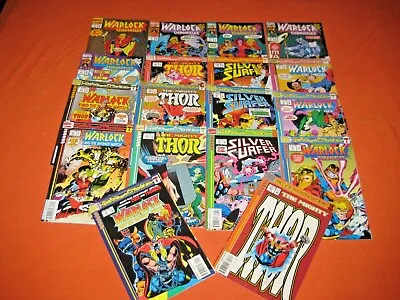 Buy Warlock Chronicles 1-8 Infinity Watch 23 24 25 Thor 468-471 Silver Surfer 86-88 • 200£