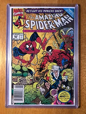 Buy Amazing Spider-Man #343 1991 Rare Newsstand Sent In Hard Plastic Sleeve • 23.88£