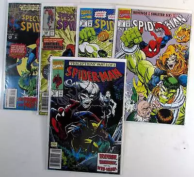 Buy Spider-Man Lot Of 5 #22,19,10,Spectacular 216,158 Marvel (1991) 1st Print Comics • 26.40£