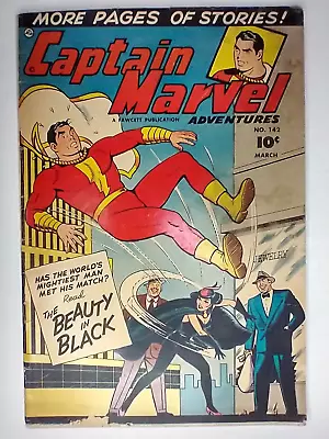 Buy Fawcett Publications Captain Marvel Adventures #142 Otto Binder C.C. Beck  VG/FN • 71.36£