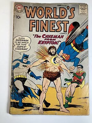 Buy Worlds Finest #102 (DC, 1959)Silver Age Batman Robin Superman Low Grade • 1.59£