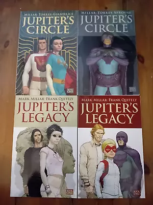 Buy Jupiter's Legacy & Jupiter's Circle Books 1&2 TPB Graphic Novel Mark Millar • 20£