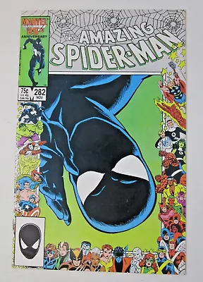 Buy Amazing Spider-Man #282 1986 [VF+] Marvel 25th Anniversary Special Border • 14.38£