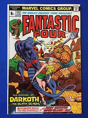 Buy Fantastic Four #142 VFN- (7.5) MARVEL ( Vol 1 1974) 1st App Darkoth • 21£