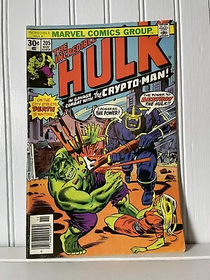 Buy The Incredible Hulk #205 - Savage Combat With Crypto-Man! • 15.81£