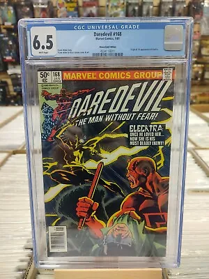 Buy Daredevil 168 CGC 6.5 1st Elektra • 160.30£