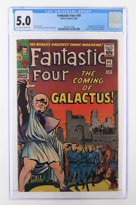 Buy Fantastic Four #48 - Marvel Comics 1966 CGC 5.0 1st Appearance Of Silver Surfer  • 1,124.10£
