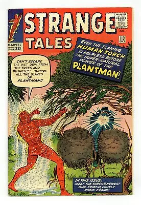 Buy Strange Tales #113 VG- 3.5 1963 • 34.38£