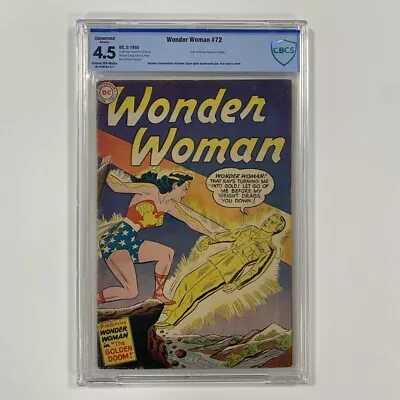 Buy Wonder Woman #72 Vol 1. CBCS 4.5. Slabbed Comic, Cent Copy • 190£