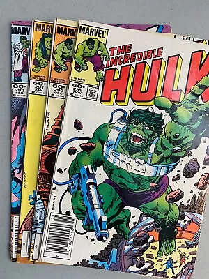 Buy Hulk Lot Of 4 (289 - 292), Marvel Bronze 1983/1984, Newsstand! Al Milgrom • 12.38£