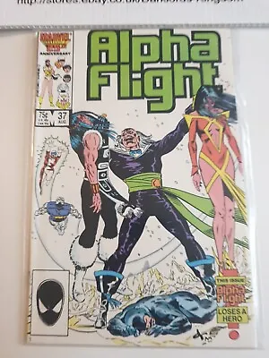 Buy Alpha Flight #37 Marvel Comics Aug 1986 John Byrne Rare Vf+ • 2.99£