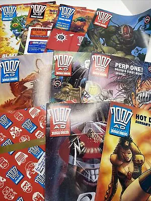 Buy 2000AD Comic Bundle / Job Lot X 10 Progs From 1992 - Judge Dredd • 16.99£