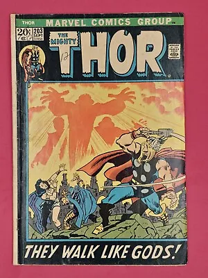 Buy The Mighty Thor #203 - They Walk Like Gods! 1972 • 6.35£