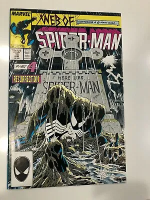 Buy Web Of Spider-man #32, Kraven The Hunter, Black Suit! • 60.02£
