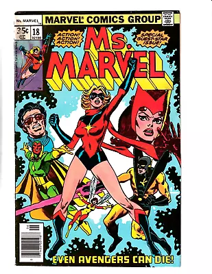 Buy Ms. Marvel #18 1st Full Mystique NEWSSTAND EDITION 1978 Marvel Comics 🔥 • 40.02£
