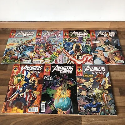 Buy The AVENGERS UNITED Panini Comics UK Marvel X7 Comic Bundle Issues 39, 42-47 • 17.99£