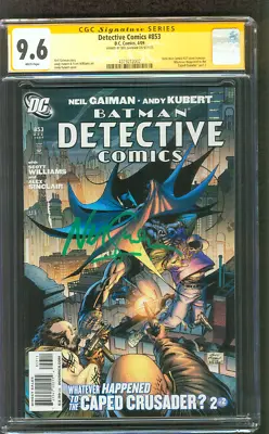 Buy Batman Detective Comics 853 CGC SS 9.6 Neil Gaiman Signed 4/09 • 560.42£