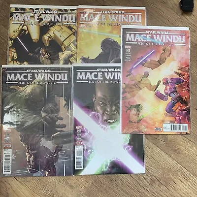 Buy Star Wars: Mace Windu Jedi Of The Republic #1-5 Set - NM 1st Ashoka Tano Canon • 59.99£