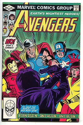 Buy Avengers 218 Marvel 1982 NM Captain America Iron Man Thor Gun Suicide Cover • 7.22£