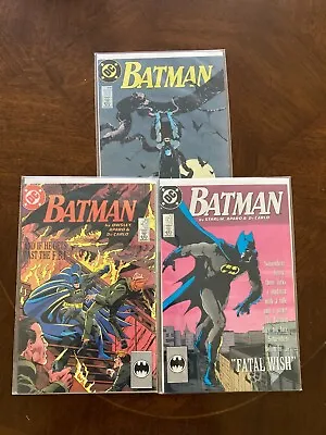 Buy Batman Comics 1989 430,431,432 VG+ To NM Boarded • 15.40£