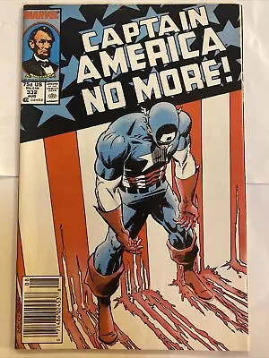 Buy Captain America 332 (Marvel, 1987) Steve Rogers, Quit ￼ • 7.11£