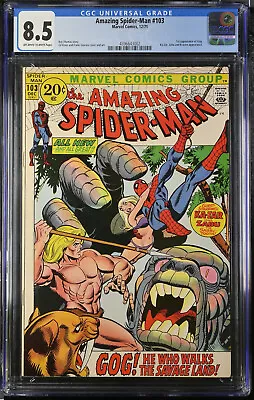 Buy Amazing Spider-Man #103 CGC 8.5 (1971) • 119.93£