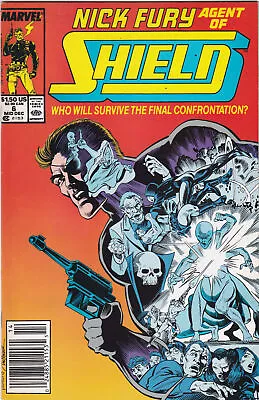 Buy Nick Fury Agent Of S.H.I.E.L.D #6, Vol. #3 1991, Marvel, High Grade, Newsstand • 2.37£