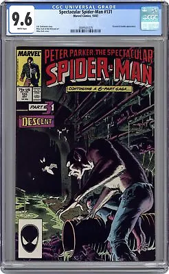 Buy Spectacular Spider-Man Peter Parker #131D CGC 9.6 1987 3889501025 • 122.20£