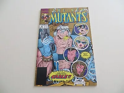 Buy 1990 The New Mutants #87 A Gold Cover Signed 2x Louise Simonson & Bob Wiacek Coa • 15.88£