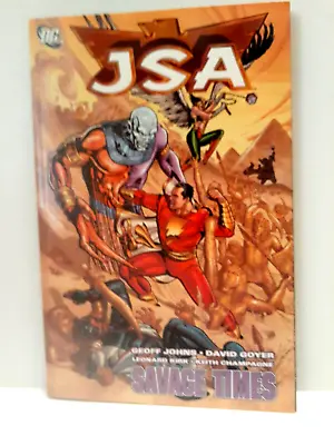 Buy JSA: SAVAGE TIMES  VOL 6 Justice Society Of America Geoff Johns David Goyer DC • 7.92£