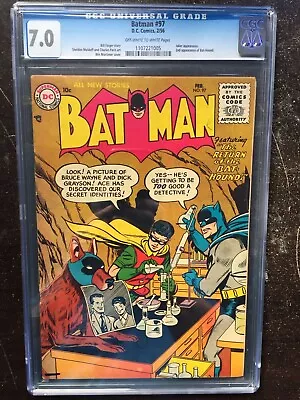Buy BATMAN #97 CGC FN/VF 7.0; OW-W; 2nd App. Of Bat Hound, Joker Story! • 1,319.21£