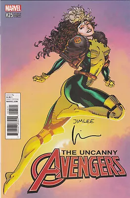 Buy Uncanny Avengers #25 Jim Lee/Rogue Variant Edition Signed Jahnoy Lindsay W/COA • 70.05£
