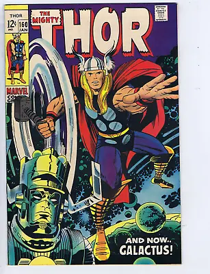 Buy Thor #160 Marvel 1969 '' And Now ... Galactus ! '' • 60.26£