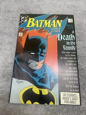 Buy Batman #426. DC - Dec 1988. A Death In The Family • 23.72£