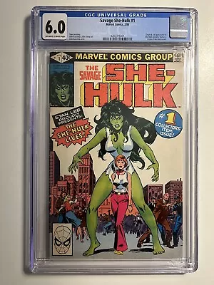 Buy Savage She-Hulk #1 (1980) Key Origin & 1st Appearance CGC 6.0 OW/White Pages • 78.06£