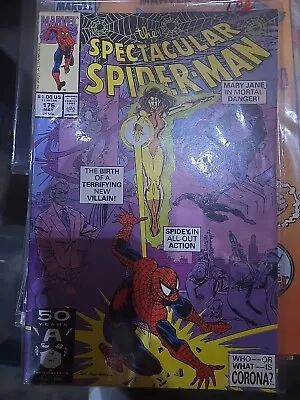 Buy Spectacular Spider-Man, The #176 (Newsstand) FN; Marvel | 1st Appearance Corona • 39.98£