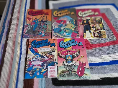Buy 5 Captain Marvel Jnr Comics Numbers 56 59 69 72 81 Facsimile Copies 1950-53 B15 • 25£