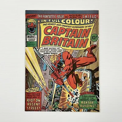 Buy Captain Britain #8 1976 VF/NM 1st Appearance Of Psylocke - Betsy Braddock • 360£