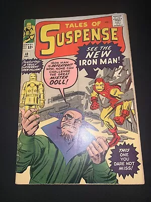 Buy Tales Of Suspense 48 FIRST RED & GOLD ARMOUR!! Mid-Grade! Glossy • 221.37£