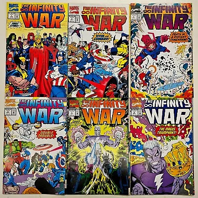 Buy Marvel Comics Infinity War Key 6 Issue Full Set 1 2 3 4 5 6 High Grade FN/VF • 4.25£