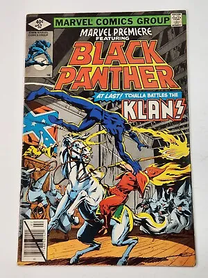 Buy Marvel Premiere 52 DIRECT Black Panther T Challa Battles The Klan Bronze 1980 • 25.32£