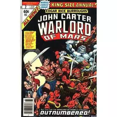 Buy John Carter: Warlord Of Mars (1977 Series) Annual #2 In F Minus. [v| • 2.68£