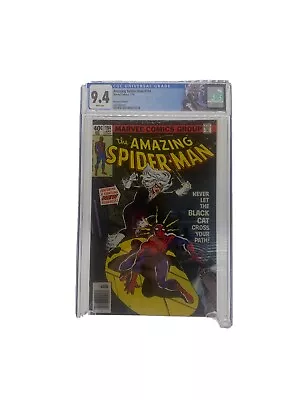 Buy AMAZING SPIDER-MAN #194 White Pages CGC 9.4 1ST Appearance Of THE BLACK CAT!! • 779.53£